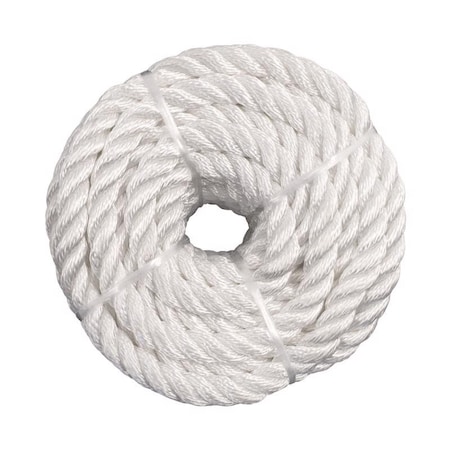 Koch Industries Koch Industries 1/2 in. D X 50 ft. L White Twisted Nylon Rope 5211635
